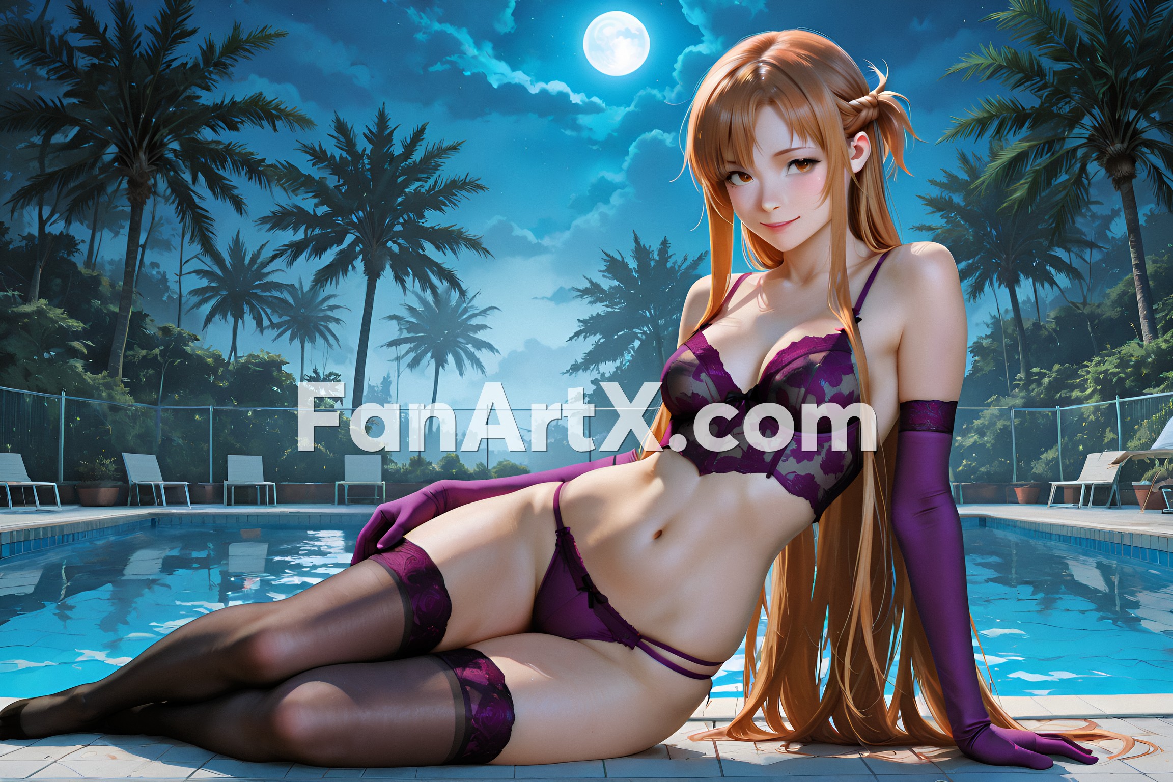 Sao Asuna Yuuki Fanart - Sword Art Online character 7320342
